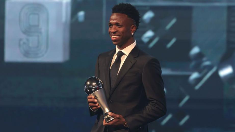 Vinicius Jr wins Fifa Best men's player of year award - BBC Sport